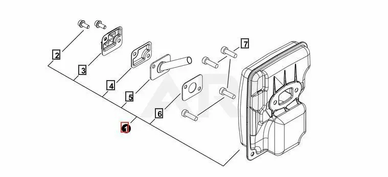 P021052680 Genuine Oem Echo Muffler Assy Csg-7410 1