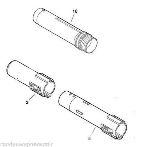E165000280 + E165000291 + E165000751 Three Tubes  Posi Loc Tubes Pipe Pb-770H 1