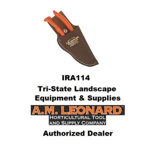 Am Leonard 9" Leather Pruner Pistol Style Sheath Case W/ Snap #Scb9 2