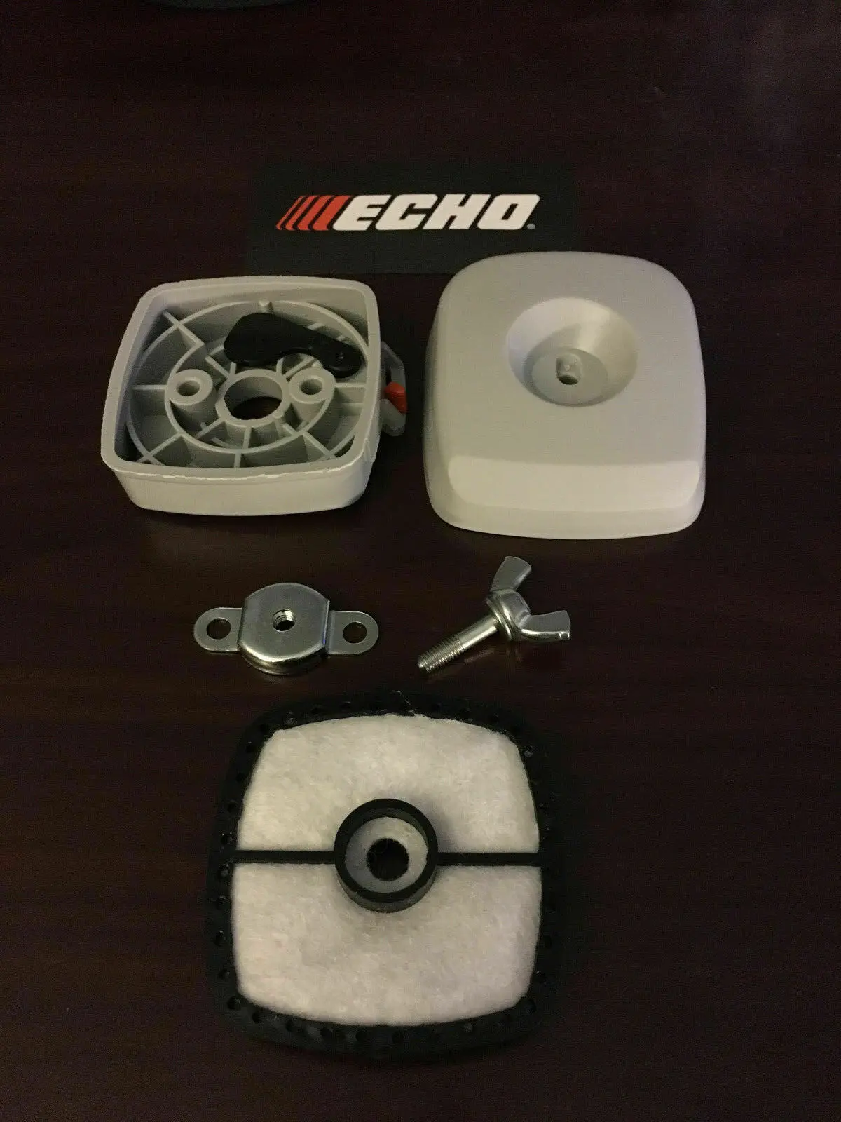 (Kit 14) Echo Air Cleaner Case ,Filter Cover, Wing Nut & Filter Hedge & Trimmer 1