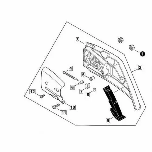 (P021050780 + (2 Pack V265000200) Echo Guard Kit, Sprocket Cs-590 Cs 590 W Bolts 1