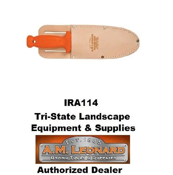 A.M Leonard Deluxe Soil Knife & Sheath Combo - Landscaping Gardening Tool 1