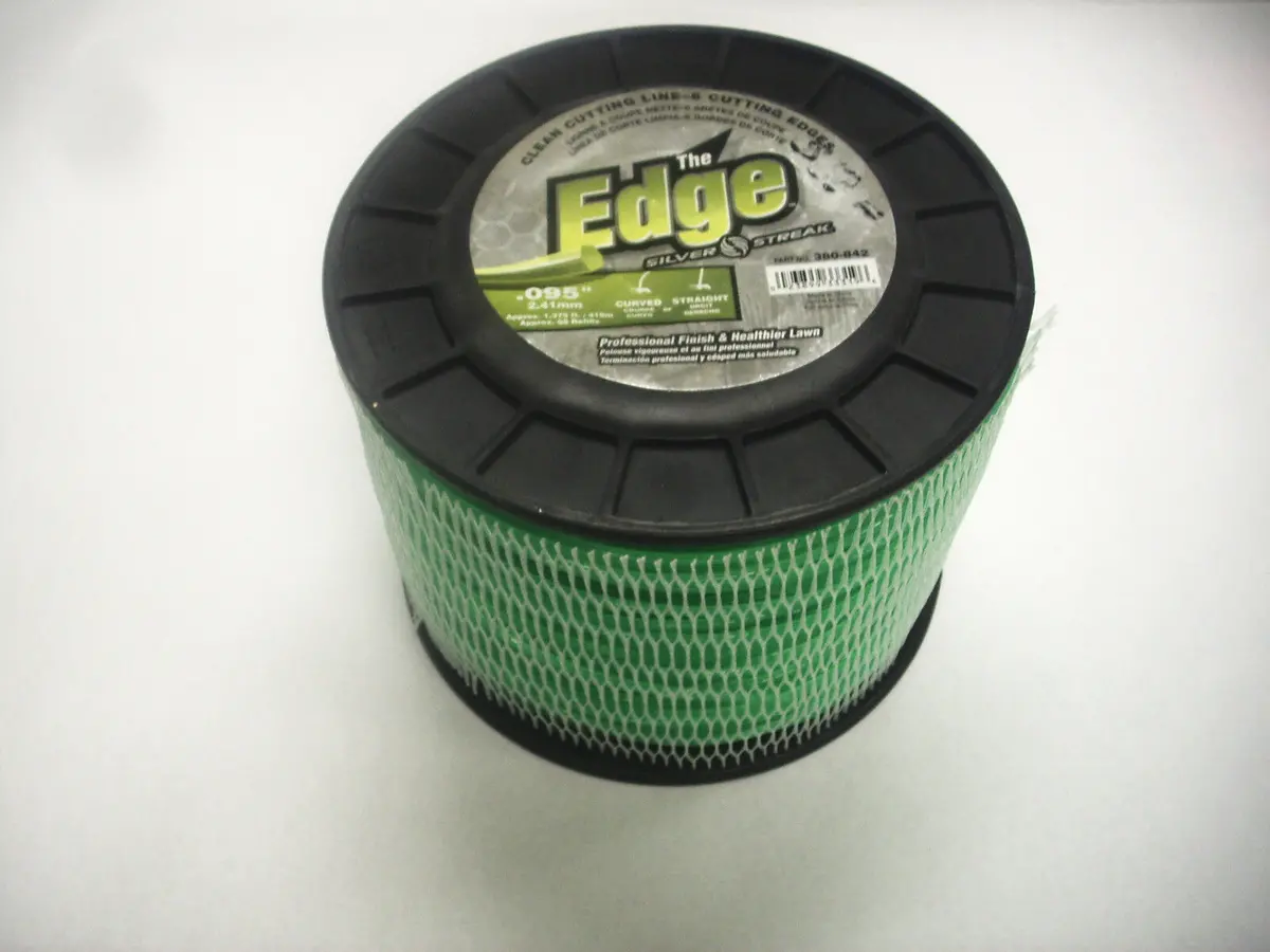 380-842 Edge .095 Trimmer Line Stens Silver Streak 5Lb Spool (1375Ft) 1