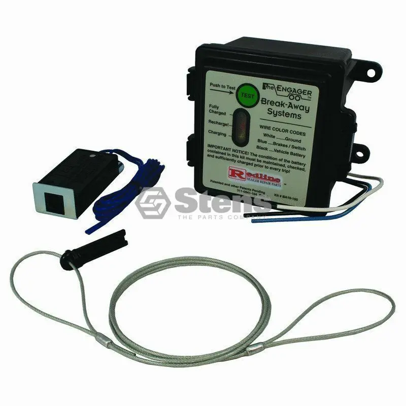 Trailer Break-Away System For 1 To 3 Axle Trailers Stens #756-094 1