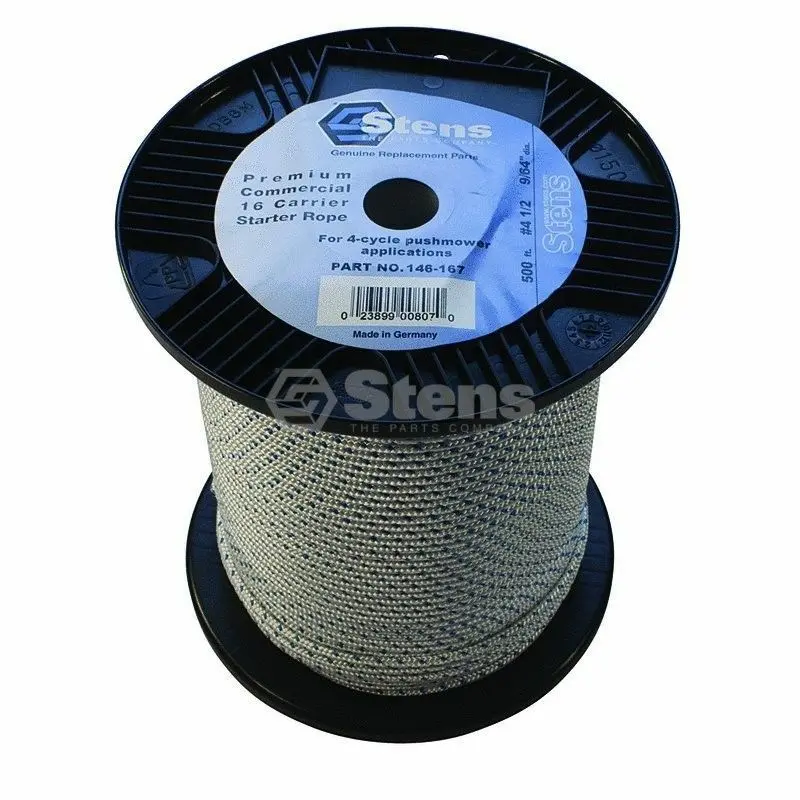 146-167 Stens Solid Braid Starter #4 Rope 500' 1/2 Solid Braid Nhc 203-8660 1