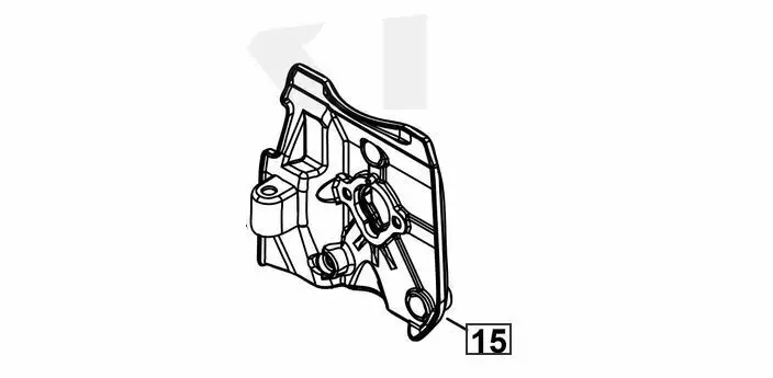 A209001080 Genuine Echo / Shindaiwa Insulator Plate / Block Srm-3020 Srm-3020T 1