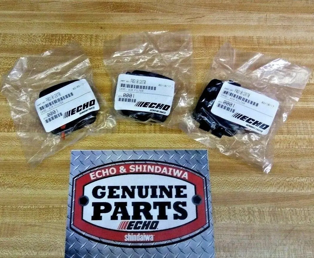 P021012870 (3Pk) Genuine Echo Air Cleaner Case Assembly Carburetor Choke Plate 1