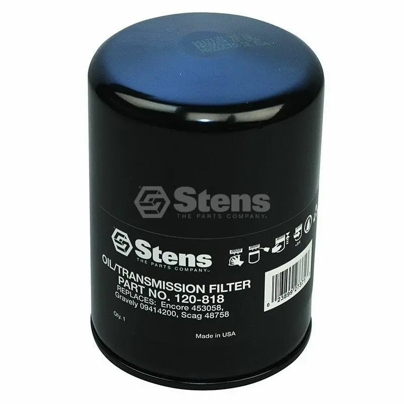 120-818 Stens Transmission Filter Thread 1"-12 Height 5 1/4" Od 3 3/4 " Usa Made 1
