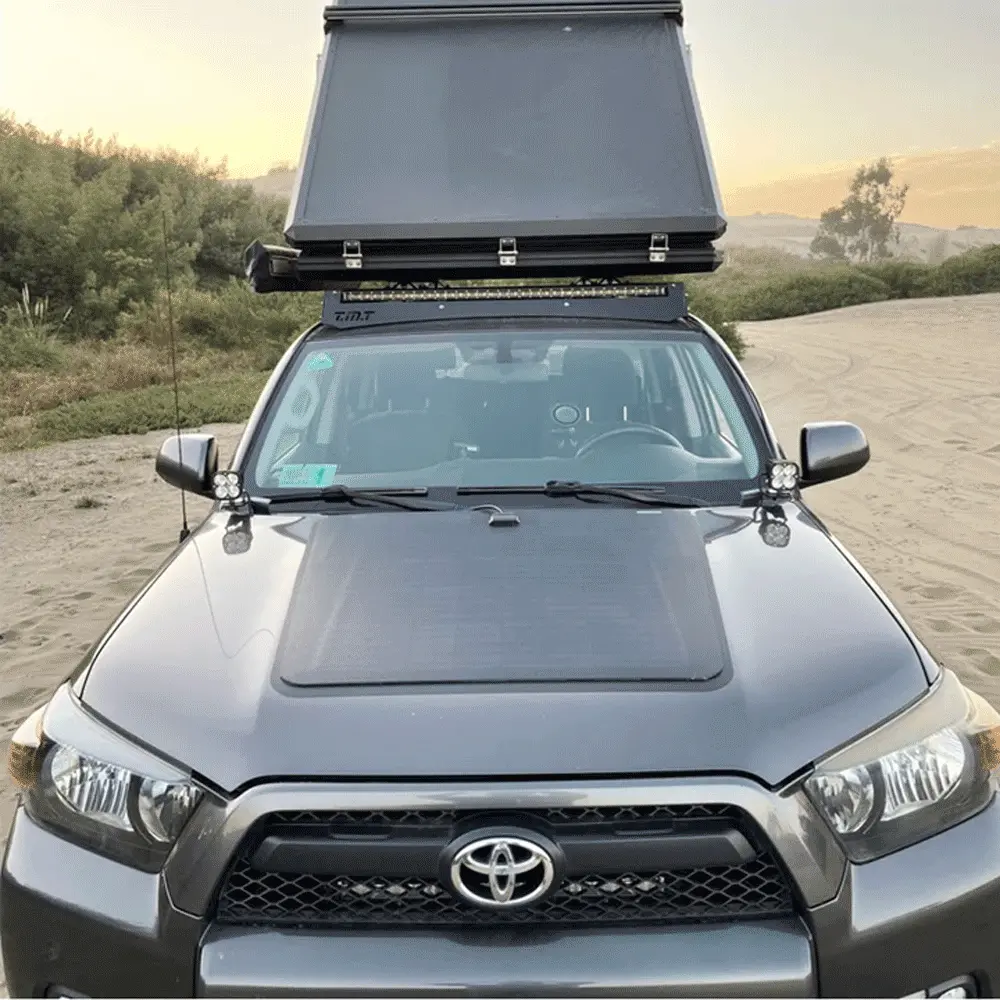 Lensun Solar - 100W Hood Flexible Solar Panel - Toyota 4Runner (2003-2024) 2