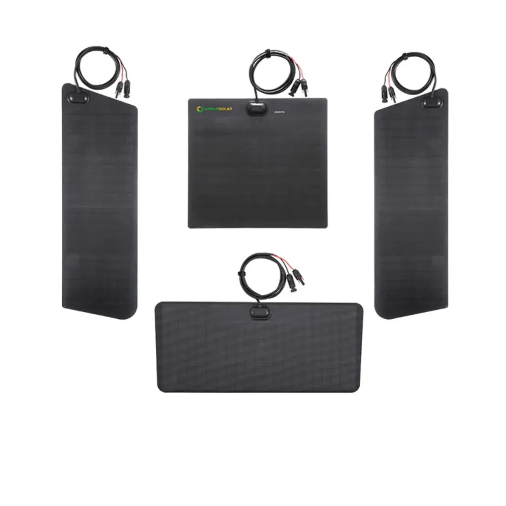 Lensun Solar - 110W Hood Solar Panel With Scoop - Toyota 4Runner (2003-2024) 2