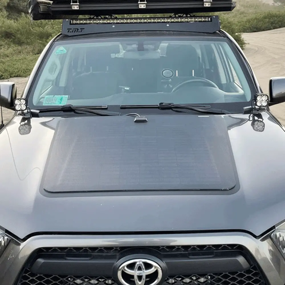 Lensun Solar - 100W Hood Flexible Solar Panel - Toyota 4Runner (2003-2024) 4