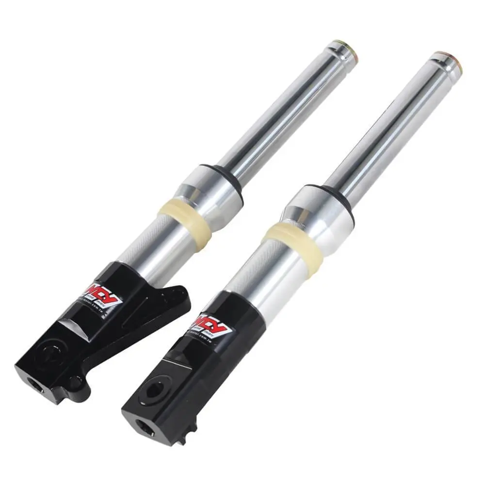 Ncy Slammed Front Forks (Silver, Disc); Honda Ruckus, Dio 1