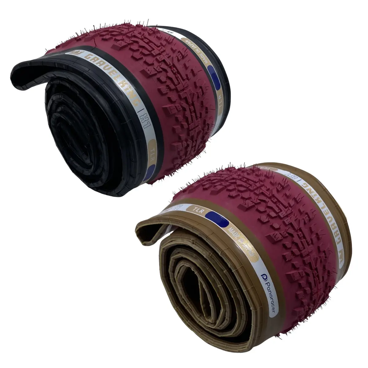 Panaracer Gravelking Ltd X1 Tlr 700C Cranberry Tubeless Tire 1