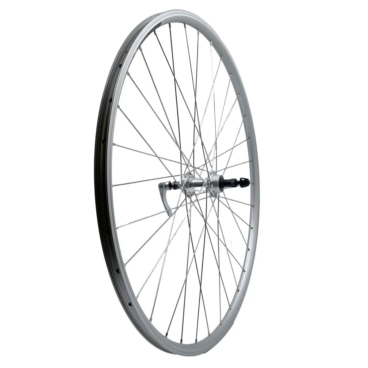 Alex Dc19 700C Doublewall Hybrid Silver Qr Freewheel Rear Wheel 1
