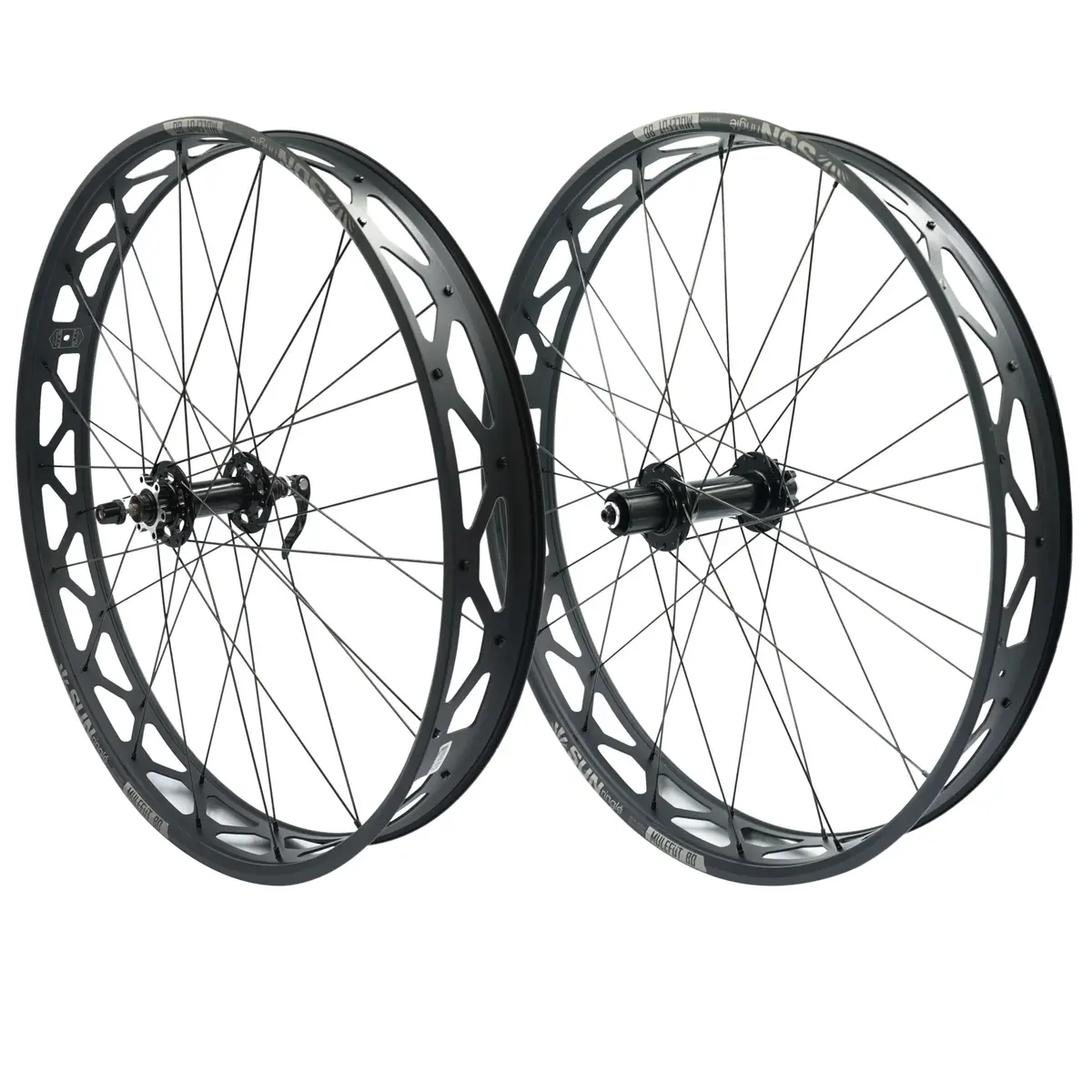Sun Ringle Mulefut 80Sl V2 26-Inch 9X135 Front 10X190 Rear Qr Tubeless Fat Bike Wheelset 1