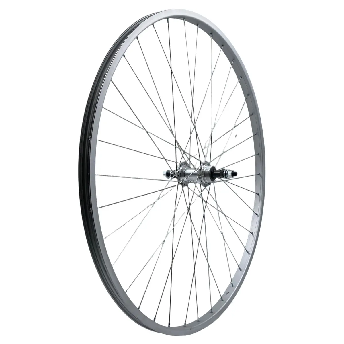 Weinmann Rm19 27 Inch Singlewall Silver Bolt On Front Wheel 1