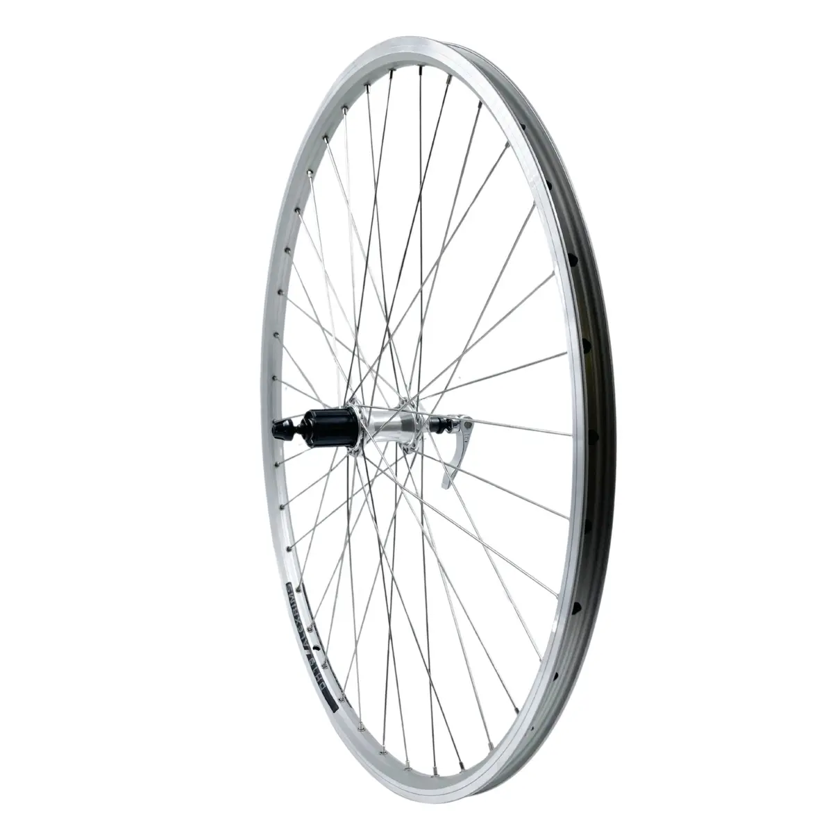 Alex Dh19 700C Silver Hybrid Rear Wheel Hg Cassette Type Qr 1
