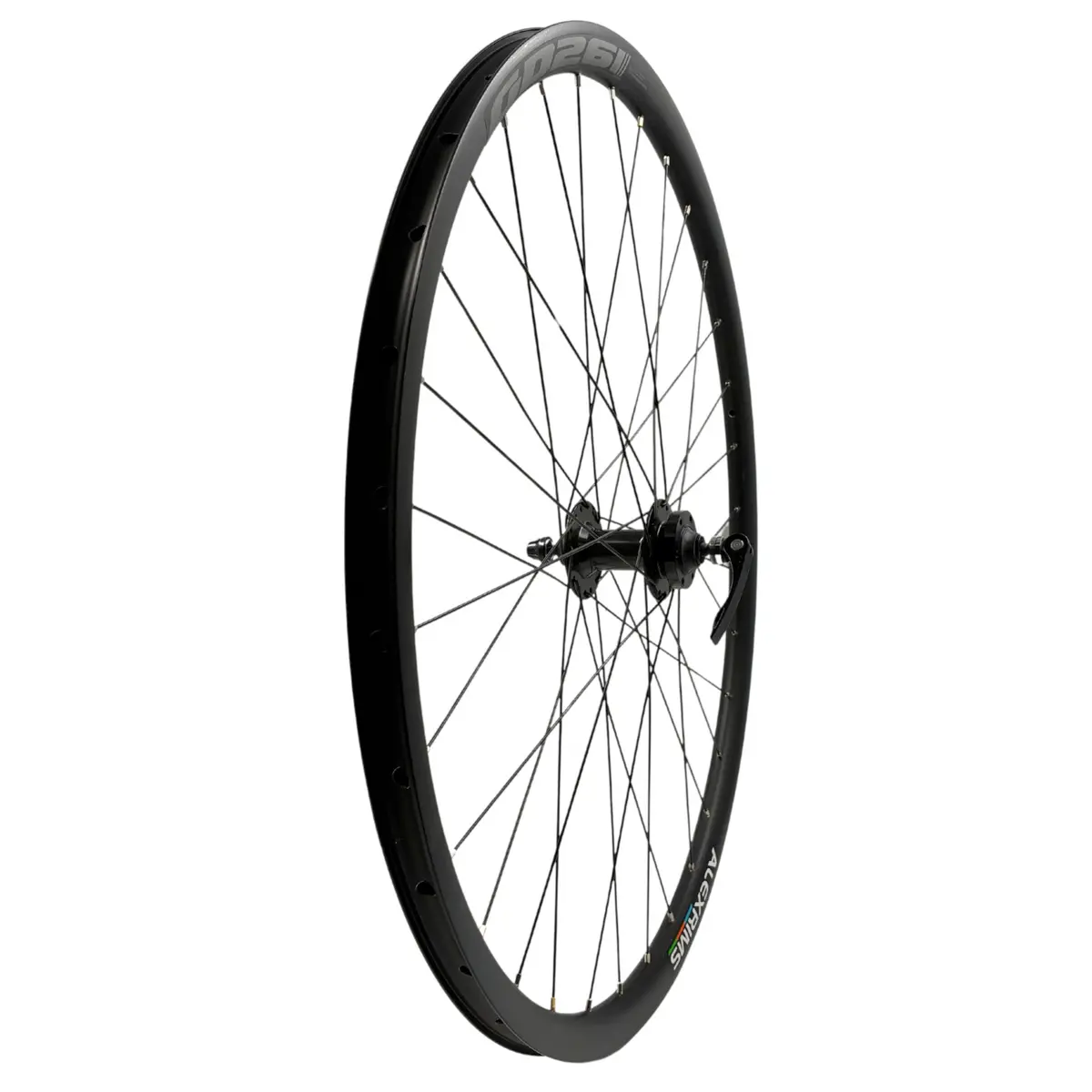 Alex Gd26 Black 700/29" Front Tubeless Disc Gravel Wheel Qr  9X100 1