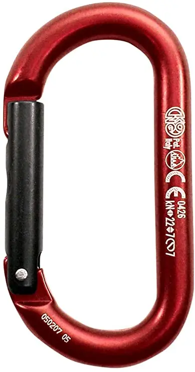 Kong Oval Straight Gate Non-Locking Carabiner 1