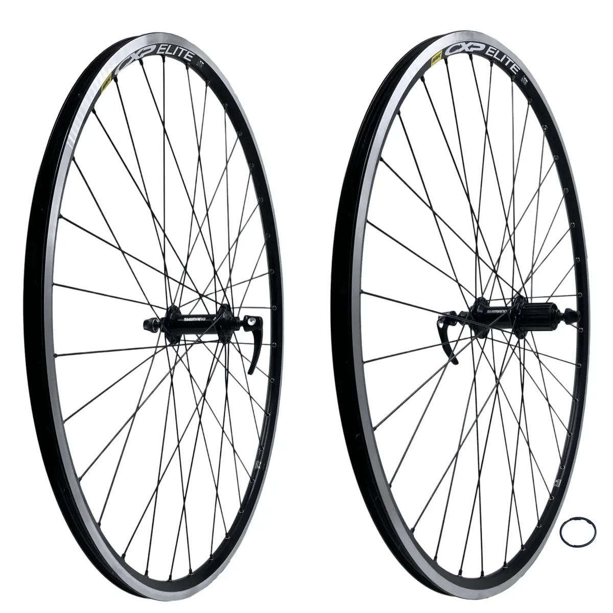 Mavic Shimano  Cxp Elite 700C 9X100 Front 10X130 Rear Qr Tiagra Hg11 Wheelset 1