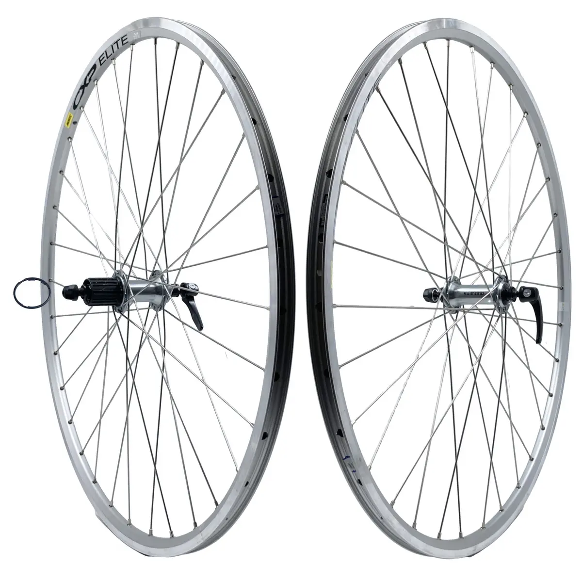 Mavic Shimano  Cxp Elite 700C 9X100 Front 10X130 Rear Qr Rs400 Hg11 Cassette Type Wheelset 1