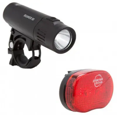 Planet Bike 3100 Beamer 80 & Blinky 3 Lightset 1