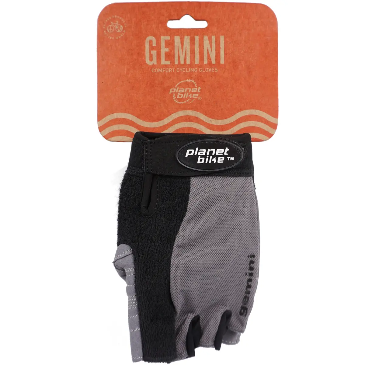 Planet Bike Gemini Gel Glove, Black/Gray 1