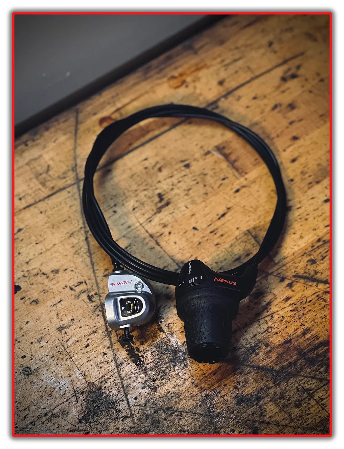 Shimano Nexus Sl-3S42e Internal 3 Speed 3S Revo Shifter With Sm-Bc06 Bell Crank 1