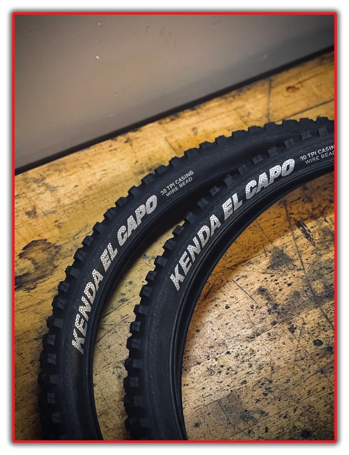 Lot Of 2 Kenda El Capo 27.5 X 2.4" Mtb Bike Tire Clincher Wire Bead Black 1