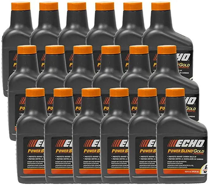 (24 Pack) 13Oz: 5 Gallon 2-Cycle Oil Mix Powerblend 6450005G Gold 1