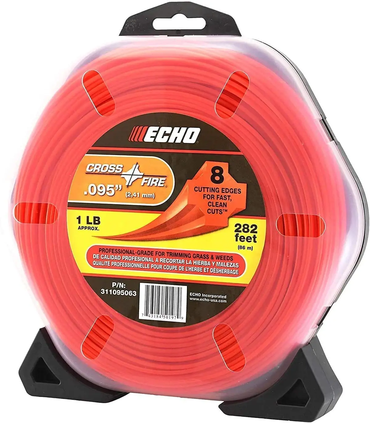 Echo Cross-Fire .095 Trimmer Line 1-Pound Donut (282 Feet) 311095063 1