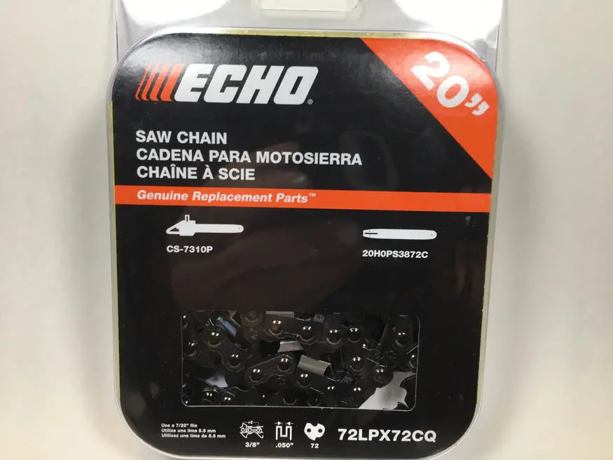 72Lpx72cq 20" Chainsaw Chain, 0.050" Gauge Cs-7310P 1