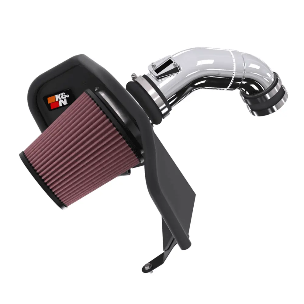 K&N - Cold Air Intake System - High-Flow Air Filter, Aluminum Tube (77-9043Kp) - Toyota Tacoma (2024+) 1