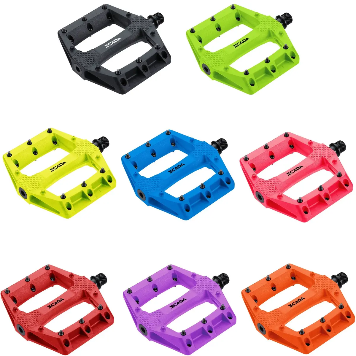 Scada Engineered Thermoplastic Pinned Platform Pedal With Cromoly Axle 1