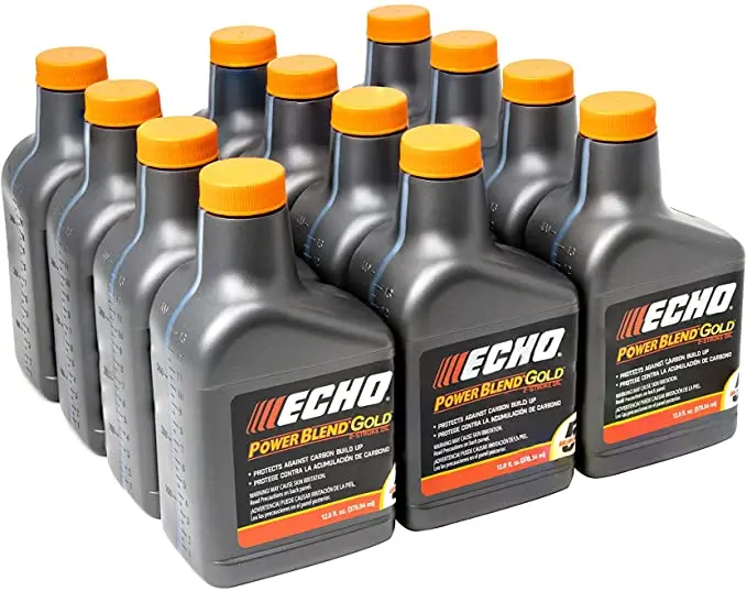 (12 Pack) 13Oz: 5 Gallon 2-Cycle Oil Mix Powerblend 6450005G Gold 1