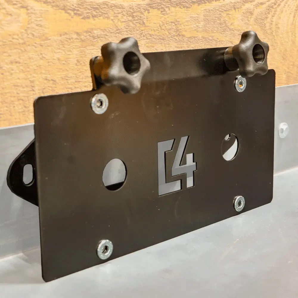 C4 Fabrication - Hawse License Plate Mount 1