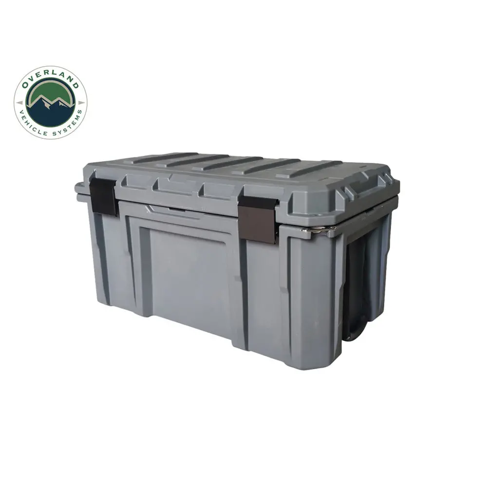 Overland Vehicle Systems - Dark Grey 95 Qt. Dry Box With Drain & Bottle Opener 1