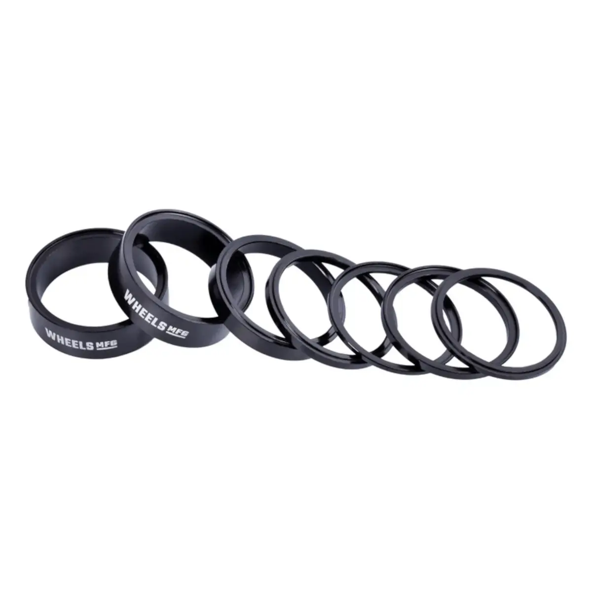 Wheels Manufacturing Stackright 1-1/8-Inch Headset Spacer Assorted 7-Pack 1