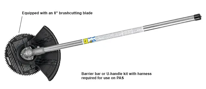 Echo Brushcutter 8" Pas Attachment 99944200601 1