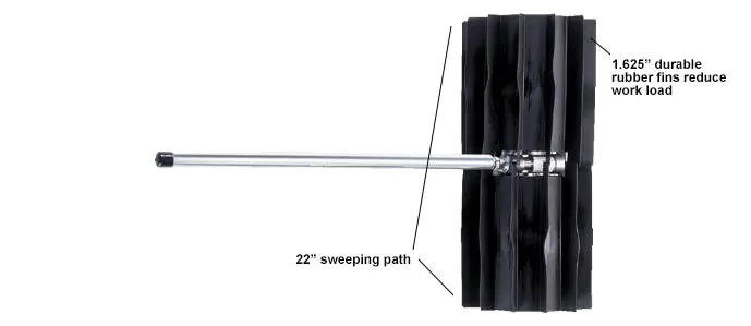 Echo Pro Paddle Broom 22.5" Pas Attachment 99944200620 1