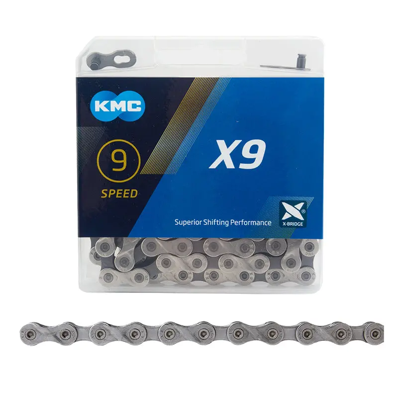 Kmc X9, 9 Speed Bike Chain 1