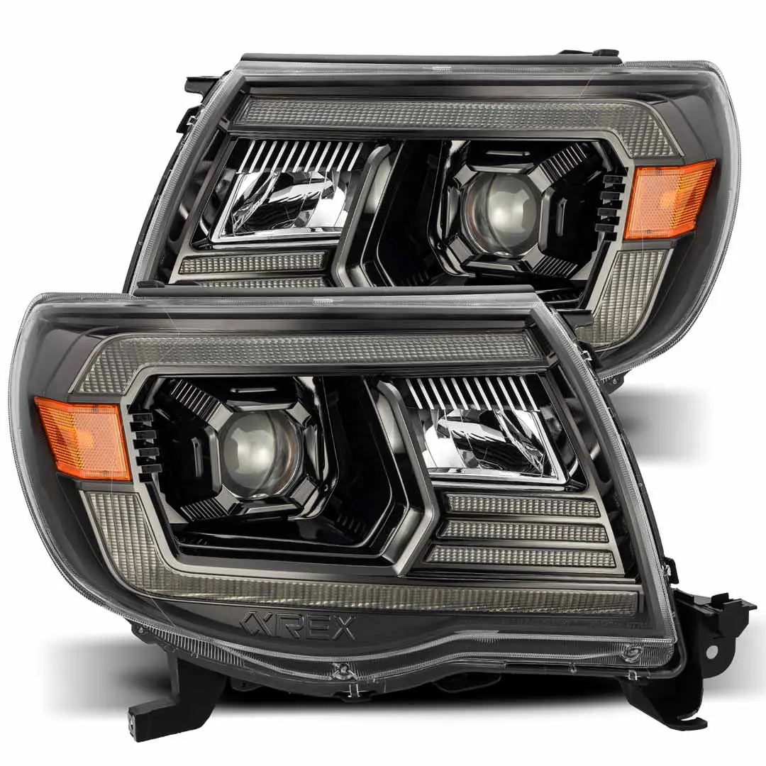 Alpharex - Pro-Series Halogen Projector Headlights - Toyota Tacoma (2005-2011) 1