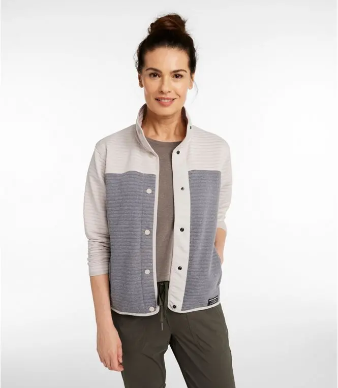 Airlight Snap Front Jacket Colorblock Women's Regular 1