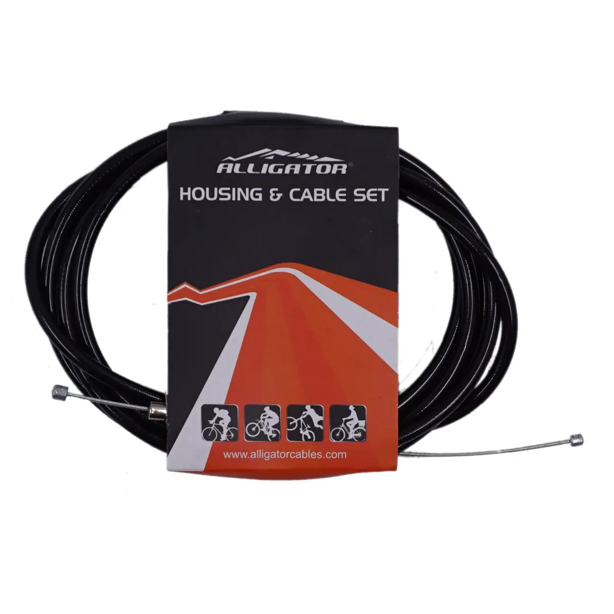 Alligator Single 5Mm Universal Housing And Double Ended Shift Cable Set 1