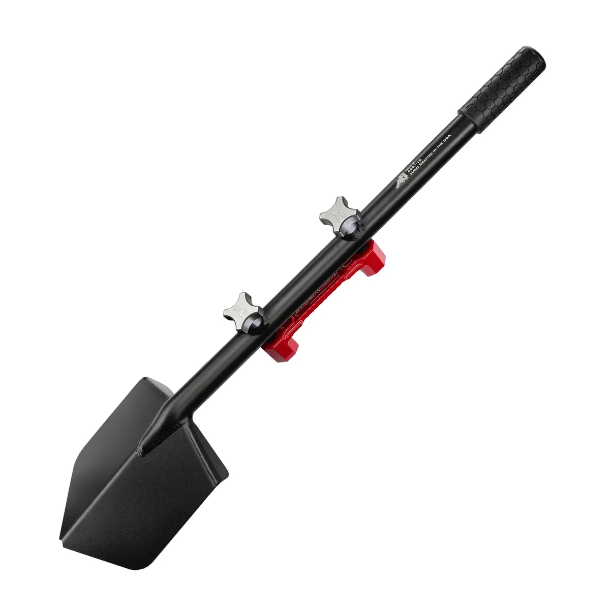 Shovel / Mount Combo - Black Long Shovel / Red Ssm With Knobs 2