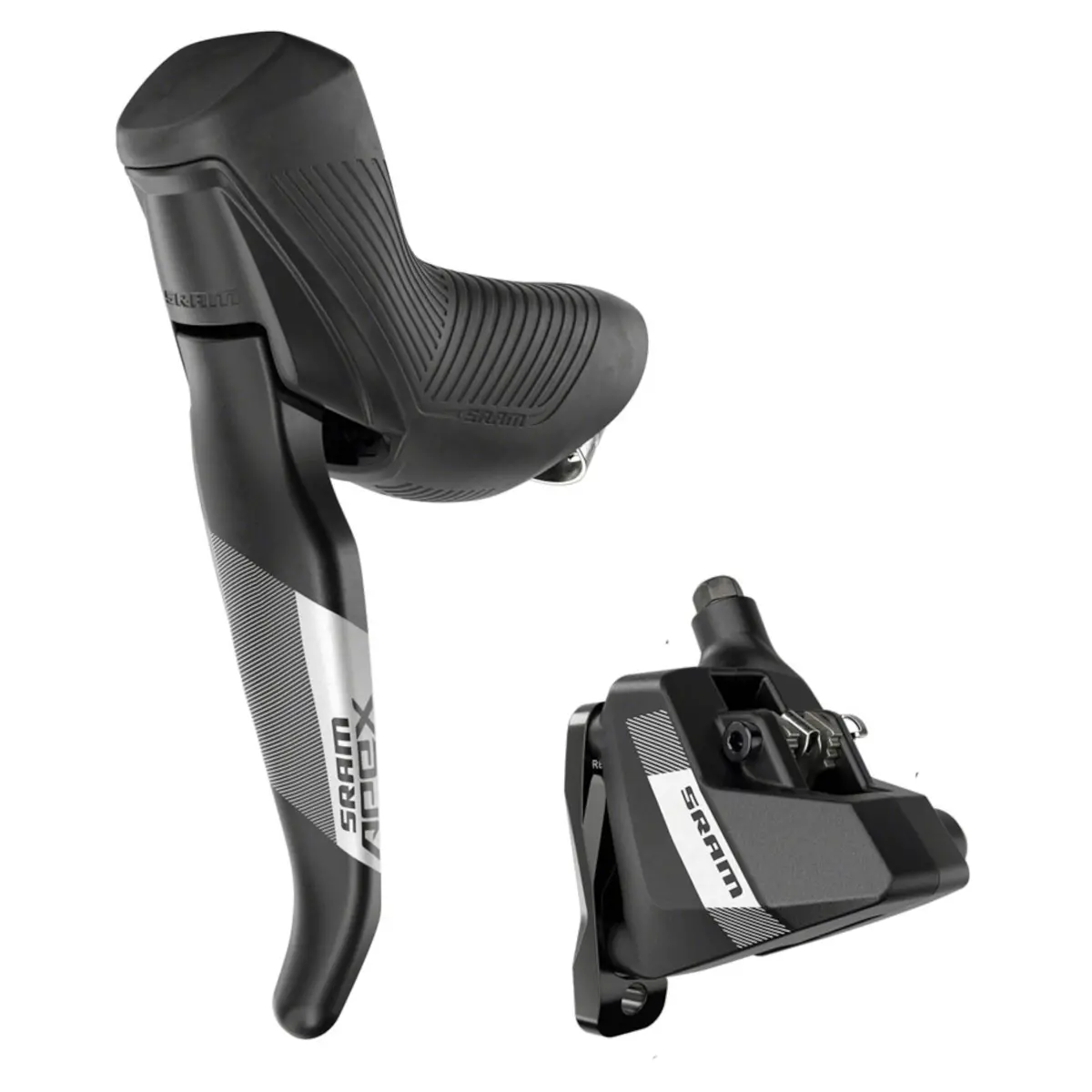 Sram Apex Disc Brake And Lever - Left Flat Mount 2-Piston 20Mm Offset Black A1 1