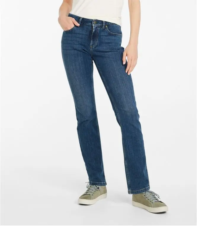 Beanflex Mid-Rise Straight Leg Jean Women's Regular 1