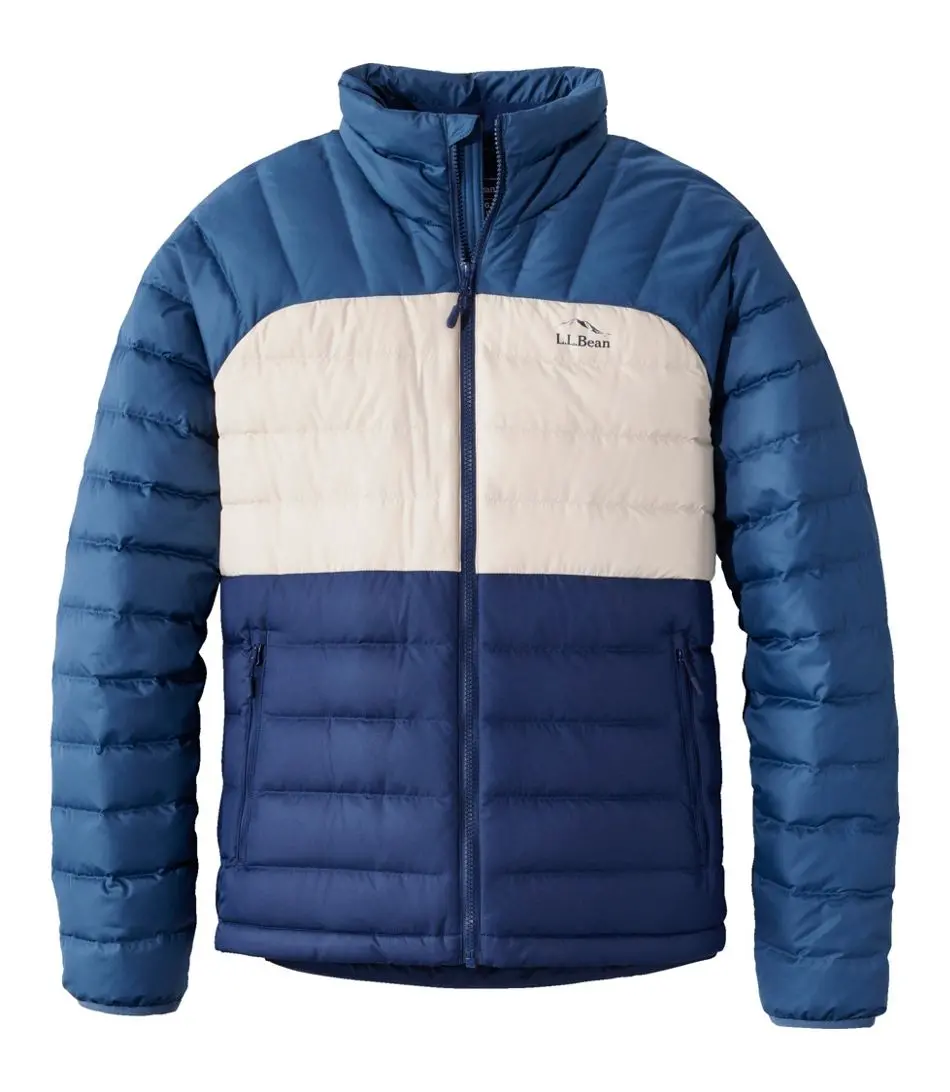 Bean's Down Jacket Colorblock Men's Regular 1