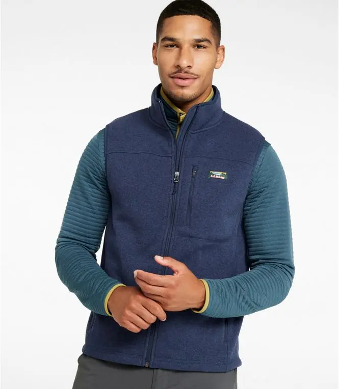 Bean's Sweater Fleece Vest Men's Regular 1