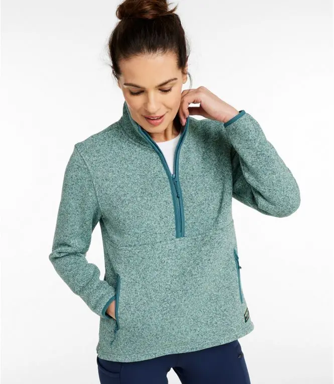 Bean's Sweater Half Zip Pullover Women's Regular 1
